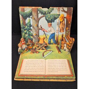 Vintage 1960s Pop-Up Book Hansel and Gretel Collectible Children's Book
